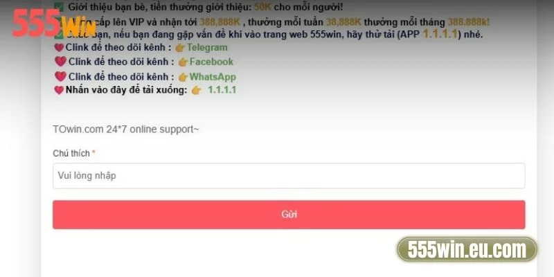 Liên Hệ 555Win.eu.com - Chăm Sóc Khách Hàng 24/7 1 Nhiều trường hợp cần liên hệ 555Win.eu.com